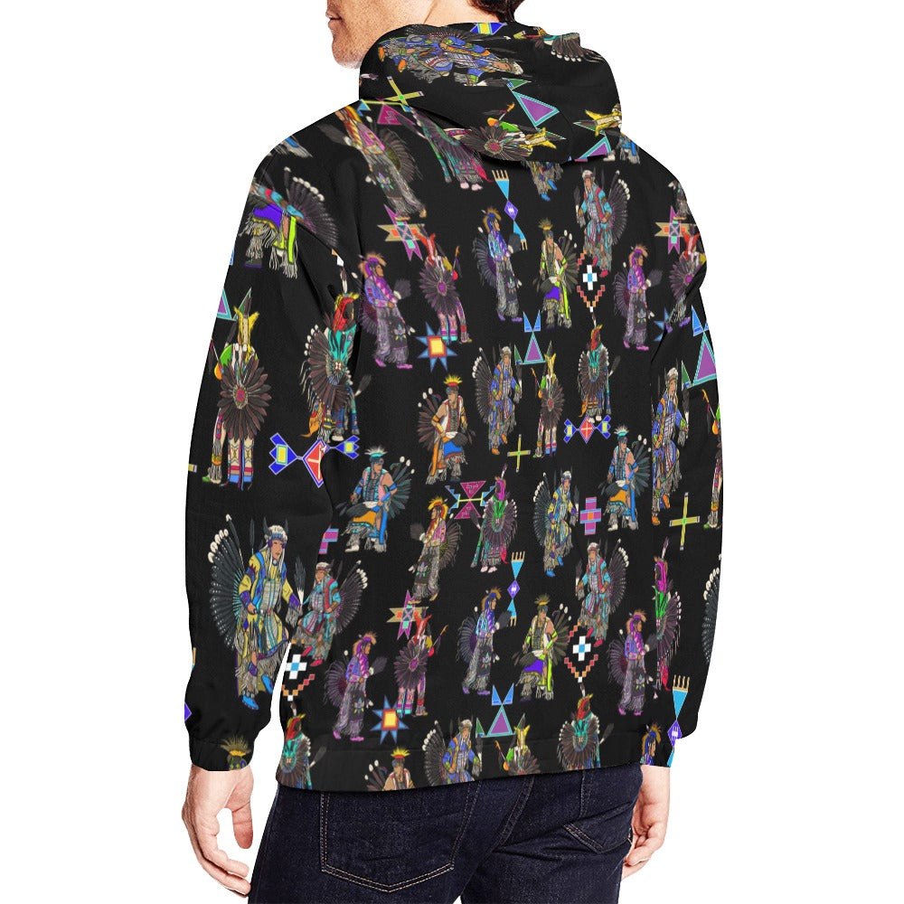 Men's Tradish Dancers Black Hoodie for Men
