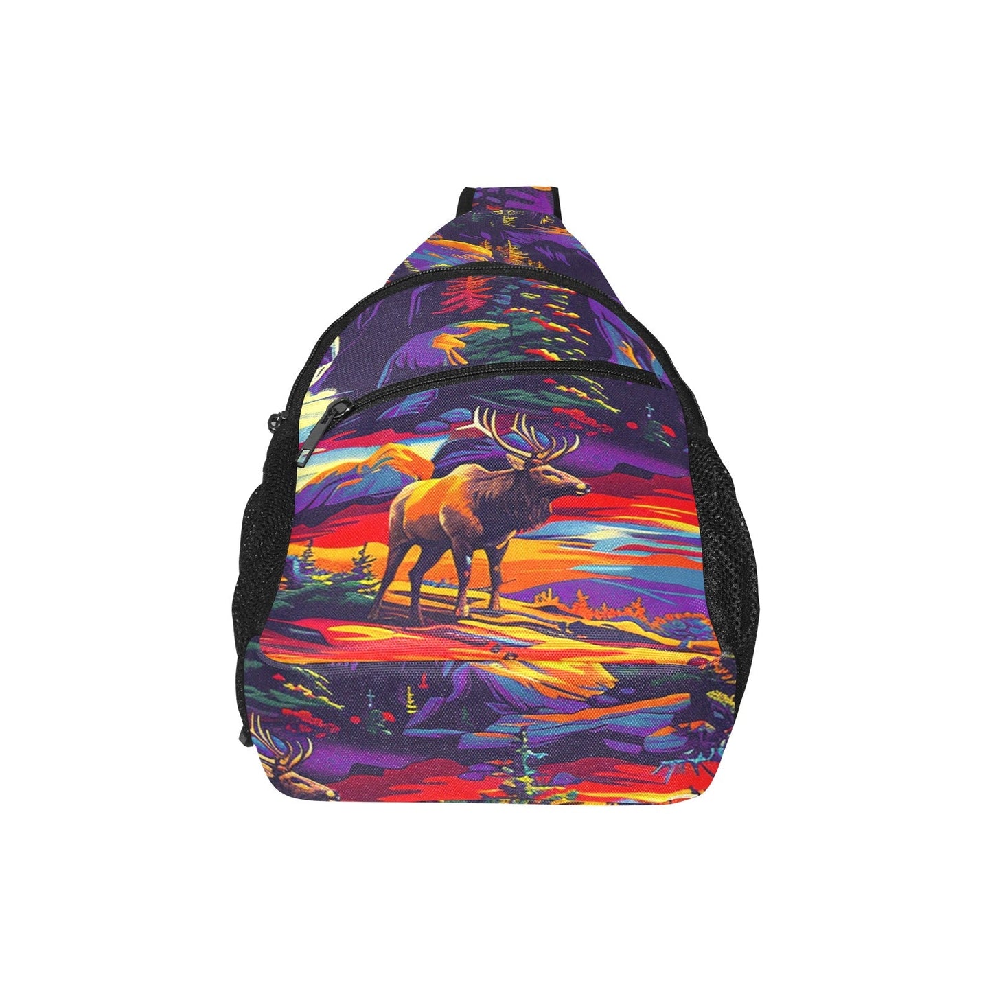 Roaming Elk Chest Bag