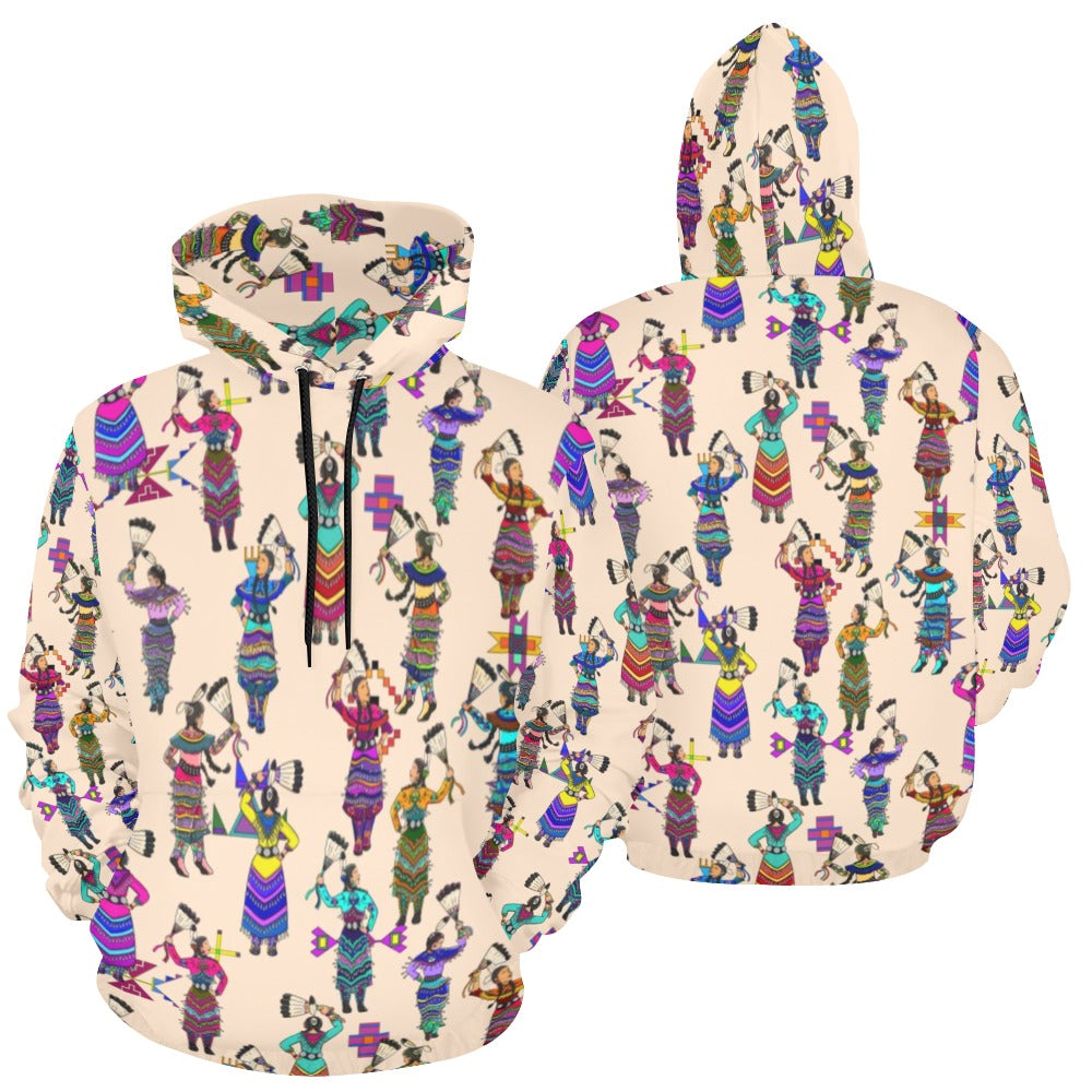 Women's Jingle Dancers Muslin Hoodie for Women (USA Size)