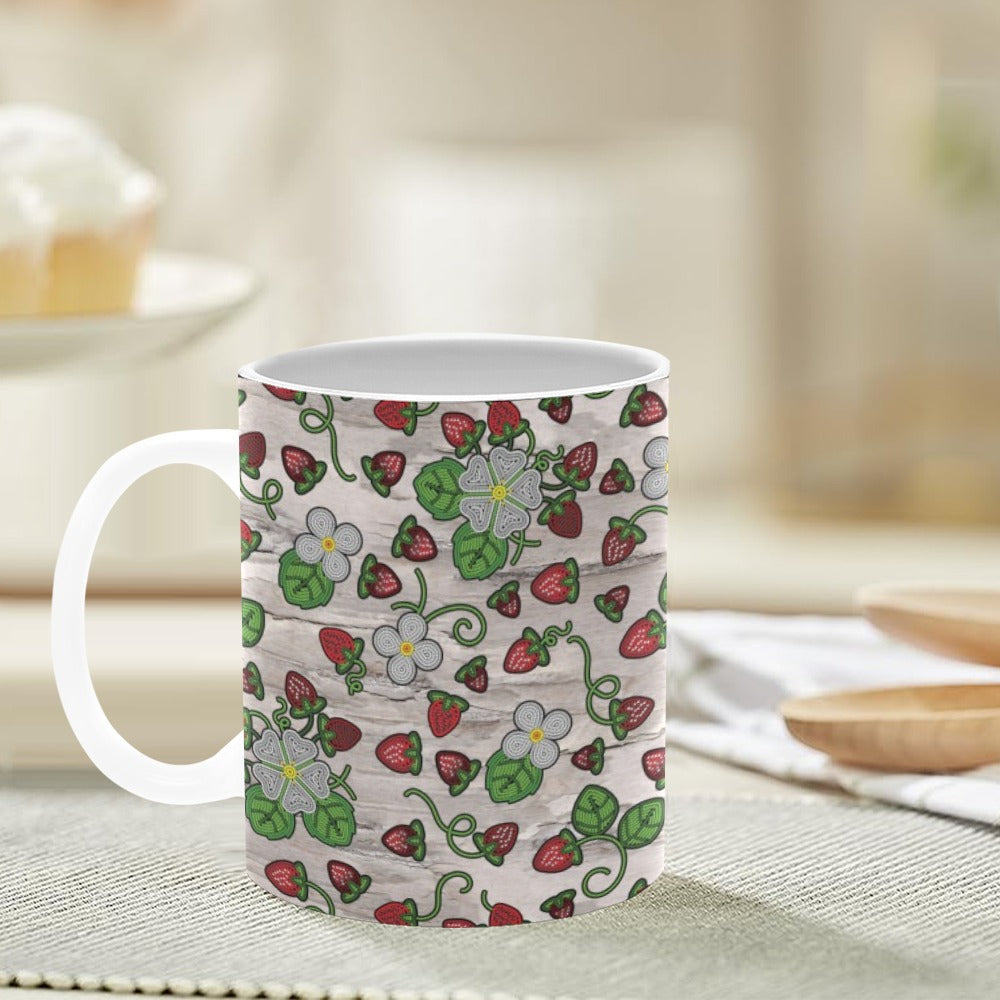 Strawberry Dreams Bright Birch Mug