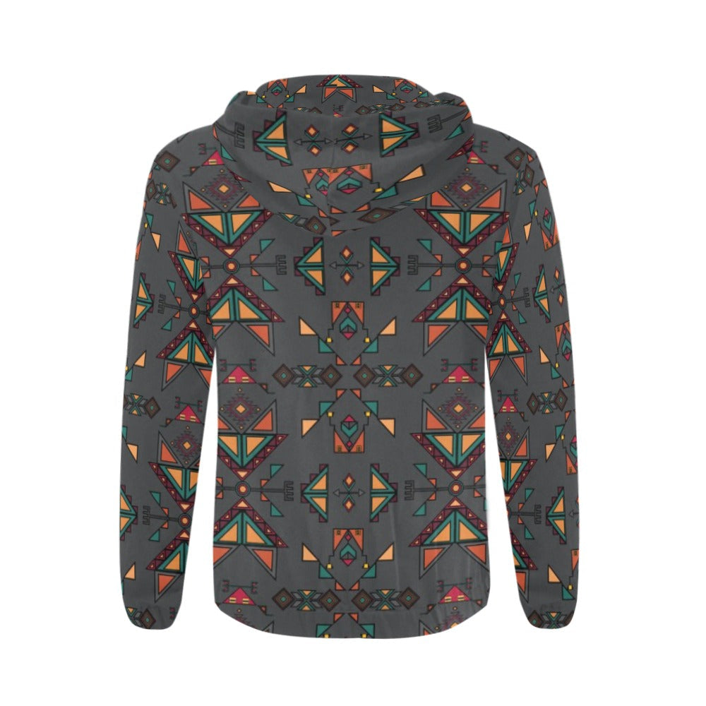 Arrow Dawn Gray Zip Hoodie