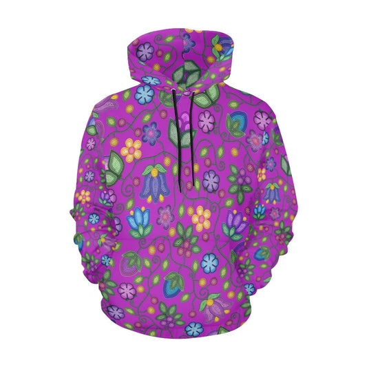 Bloom Uplift Purple Hoodie for Women