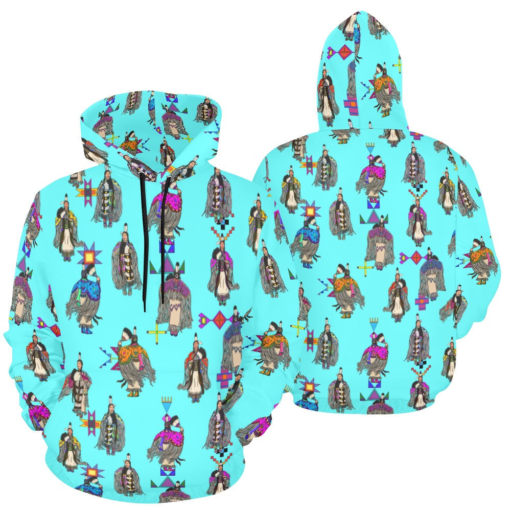 Women's Tradish Dancers Turquoise Hoodie for Men