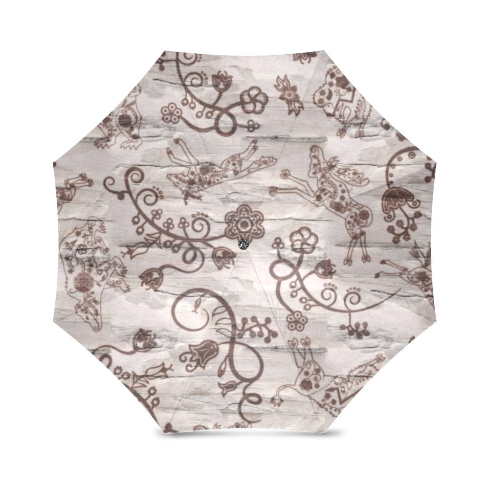Forest Medley Foldable Umbrella