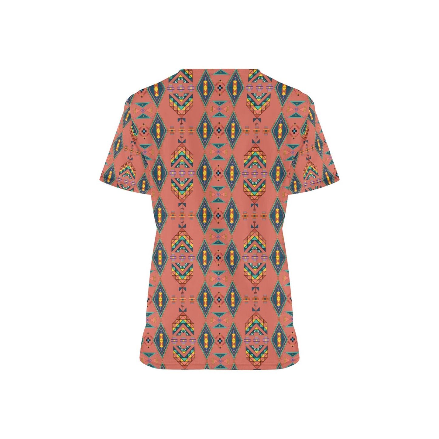Travois Tipi Canyon Earth Scrub Top