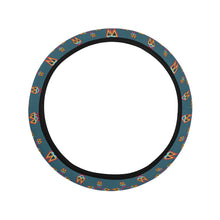 Load image into Gallery viewer, Four Directions Lodges Ocean Steering Wheel Cover with Elastic Edge
