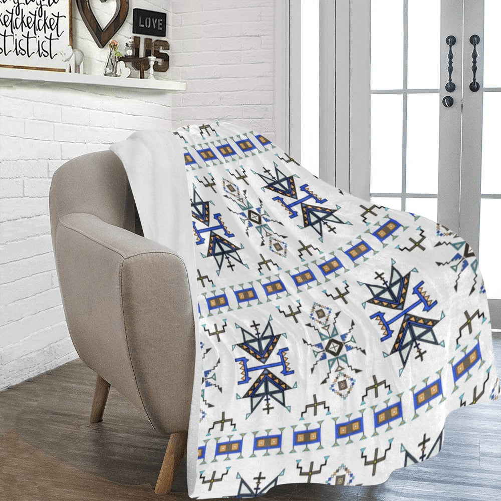 Eagle Strike White X-Large Micro Fleece Blanket