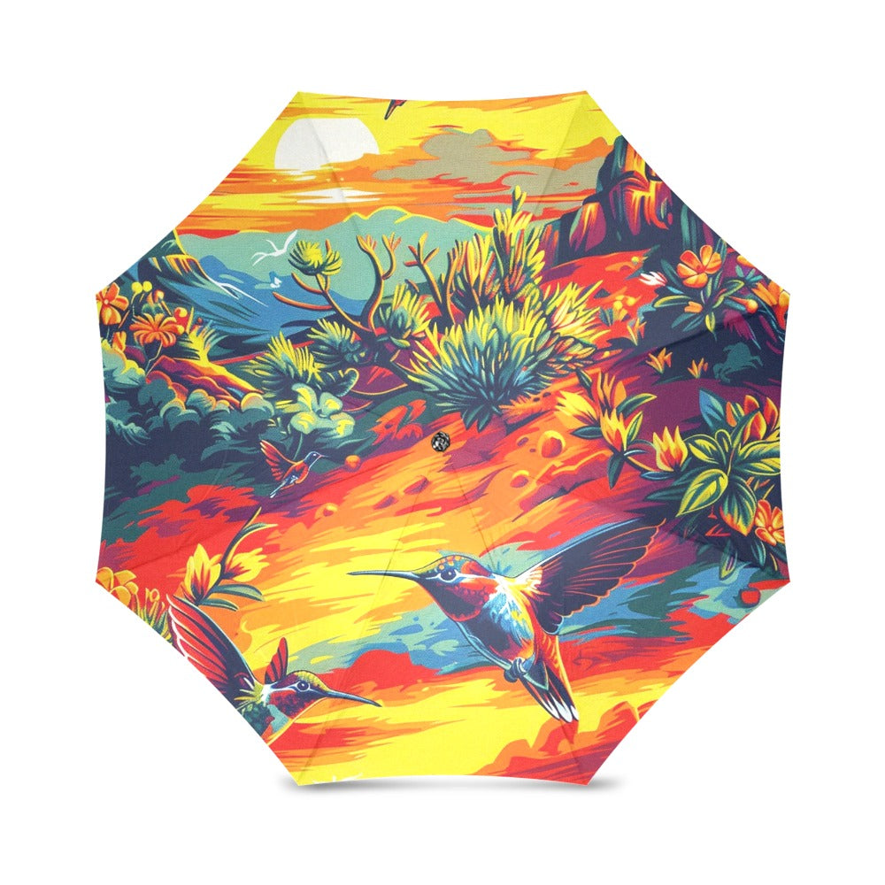 Happy Hummingbirds Foldable Umbrella