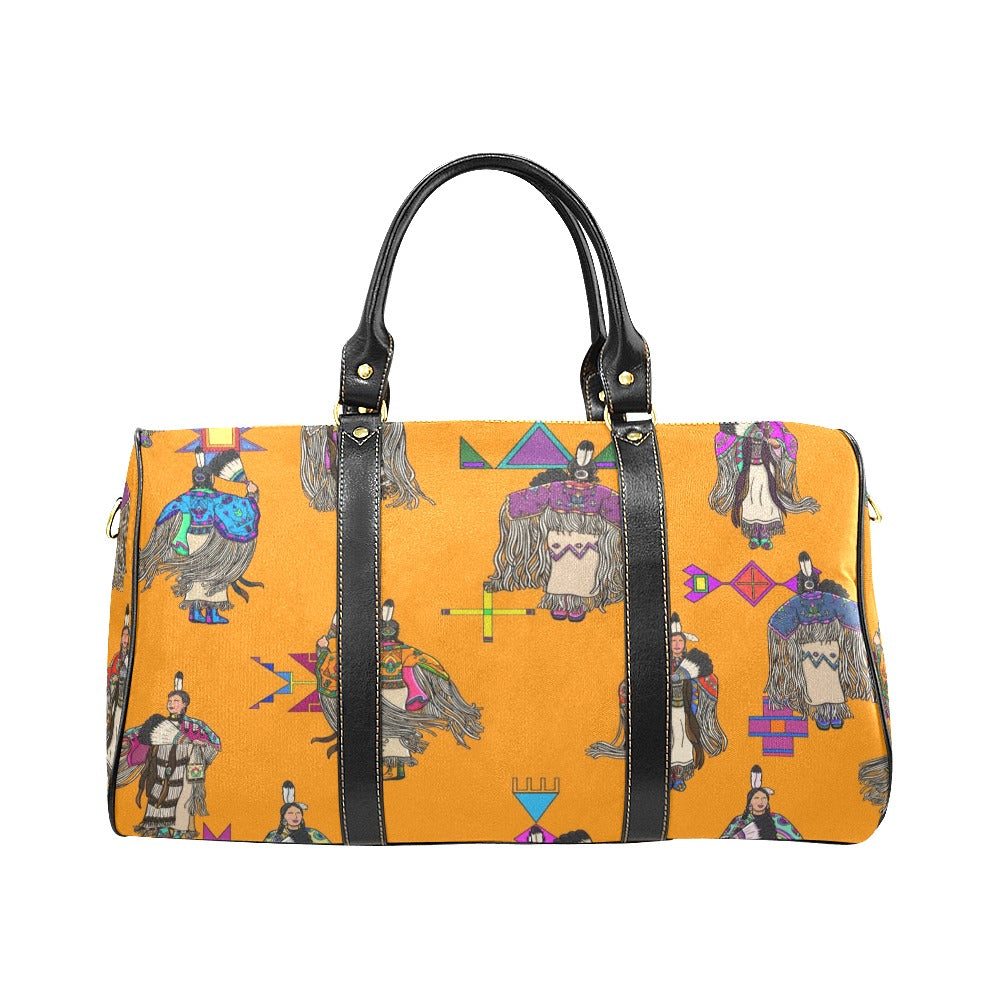 Women's Tradish Dancers Orange  Large Travel Bag