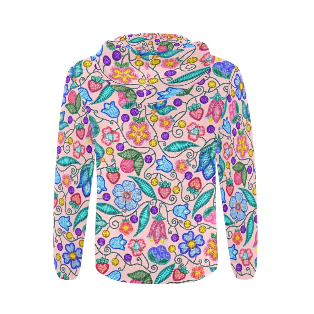 Sweet Offering Pink Zip Hoodie