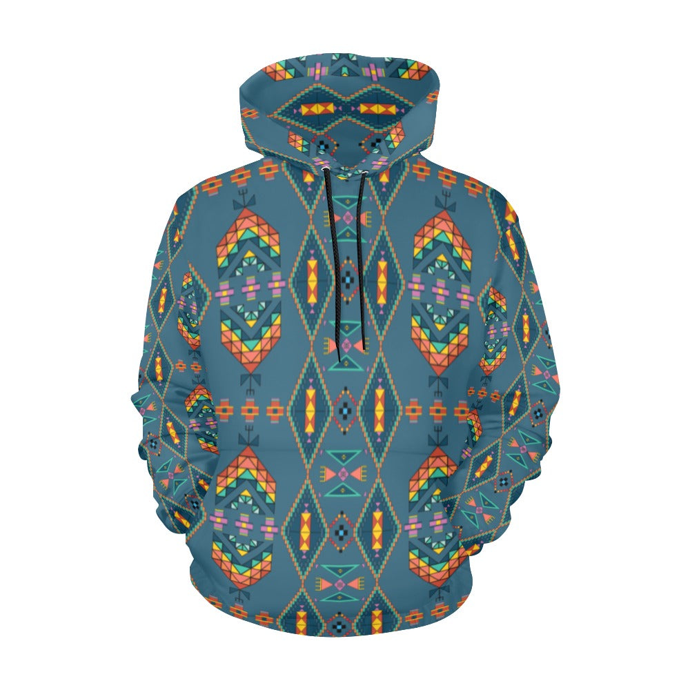 Travois Tipi Deep Lake Hoodie for Women
