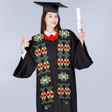 Load image into Gallery viewer, Sacred Trust Black Colour Graduation Stole
