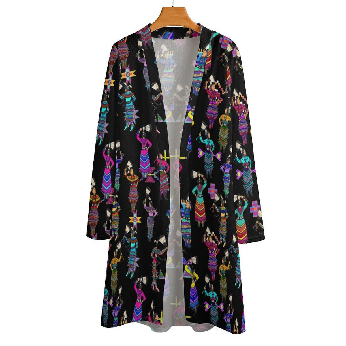 Women's Jingle Dancers Black Cardigan