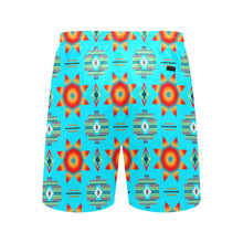 Load image into Gallery viewer, Rising Star Harvest Moon Men&#39;s Mid-Length Beach Shorts
