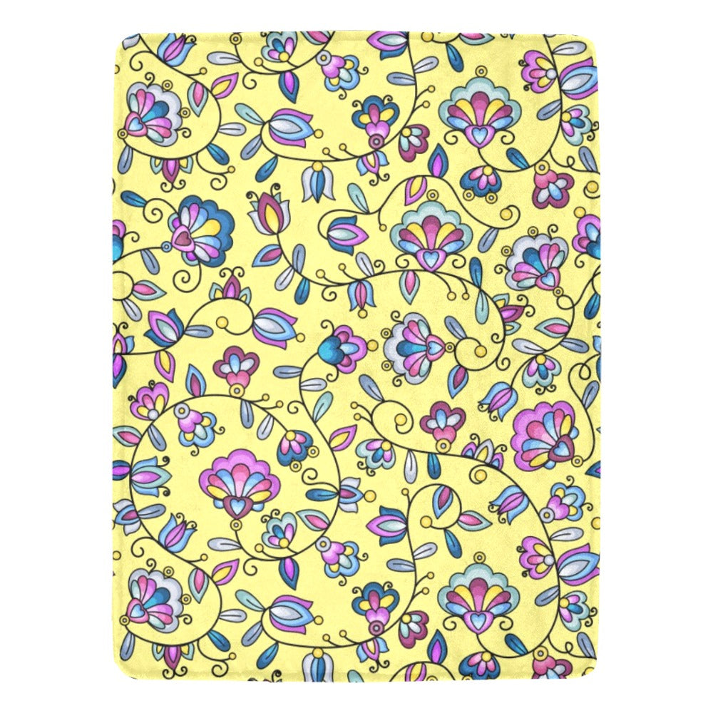 Autumn Bundle Blessing Yellow X-Large Micro Fleece Blanket