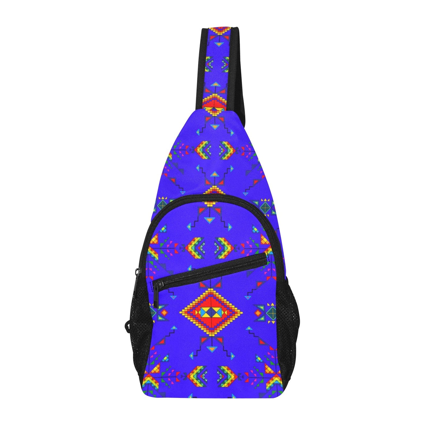 Buffalo Jump Blue Chest Bag