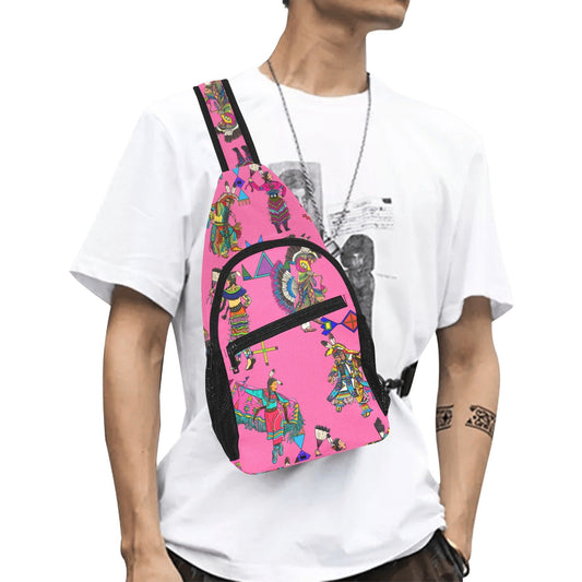 Grand Entry Dancer Pink Chest Bag