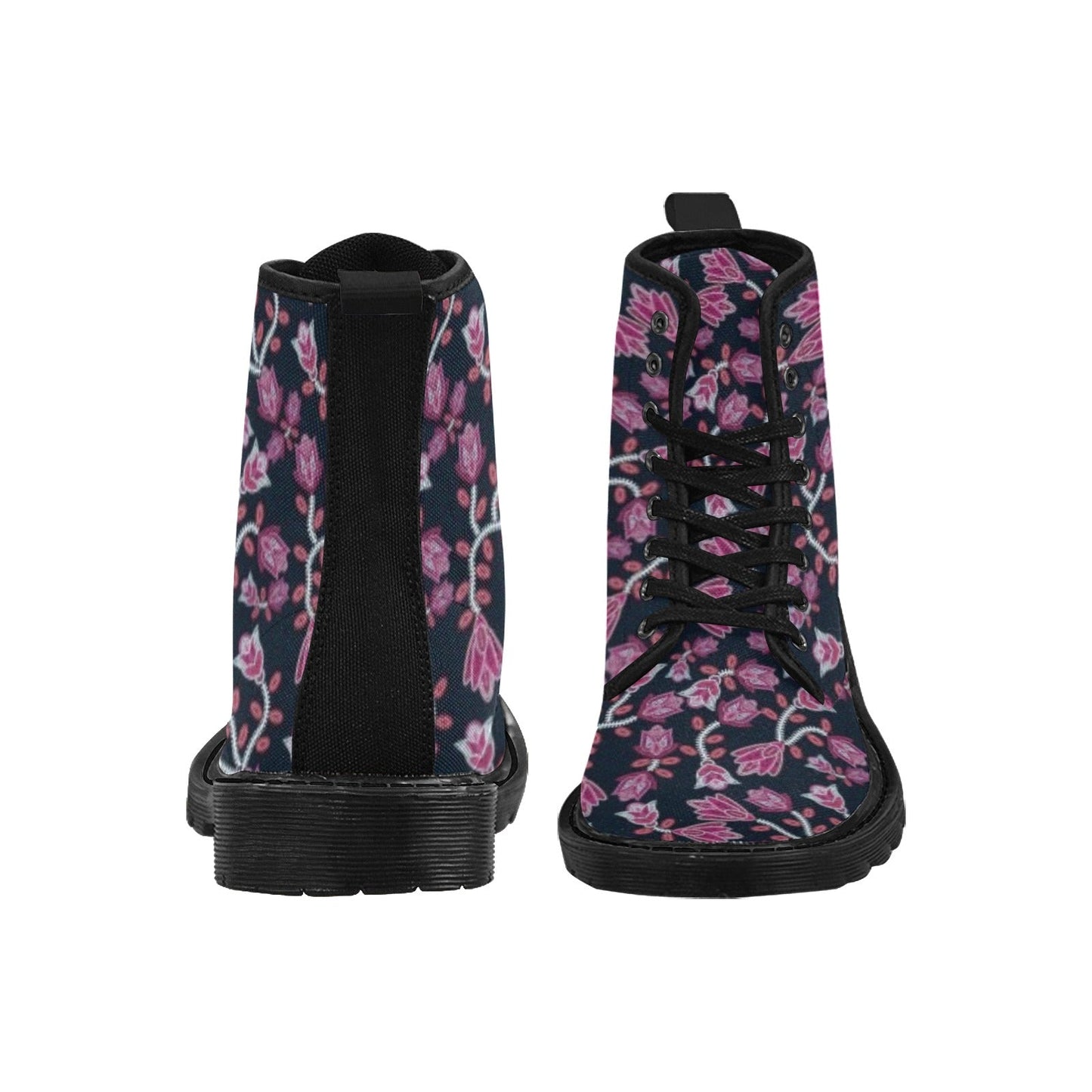 Beaded Pink Boots for Men