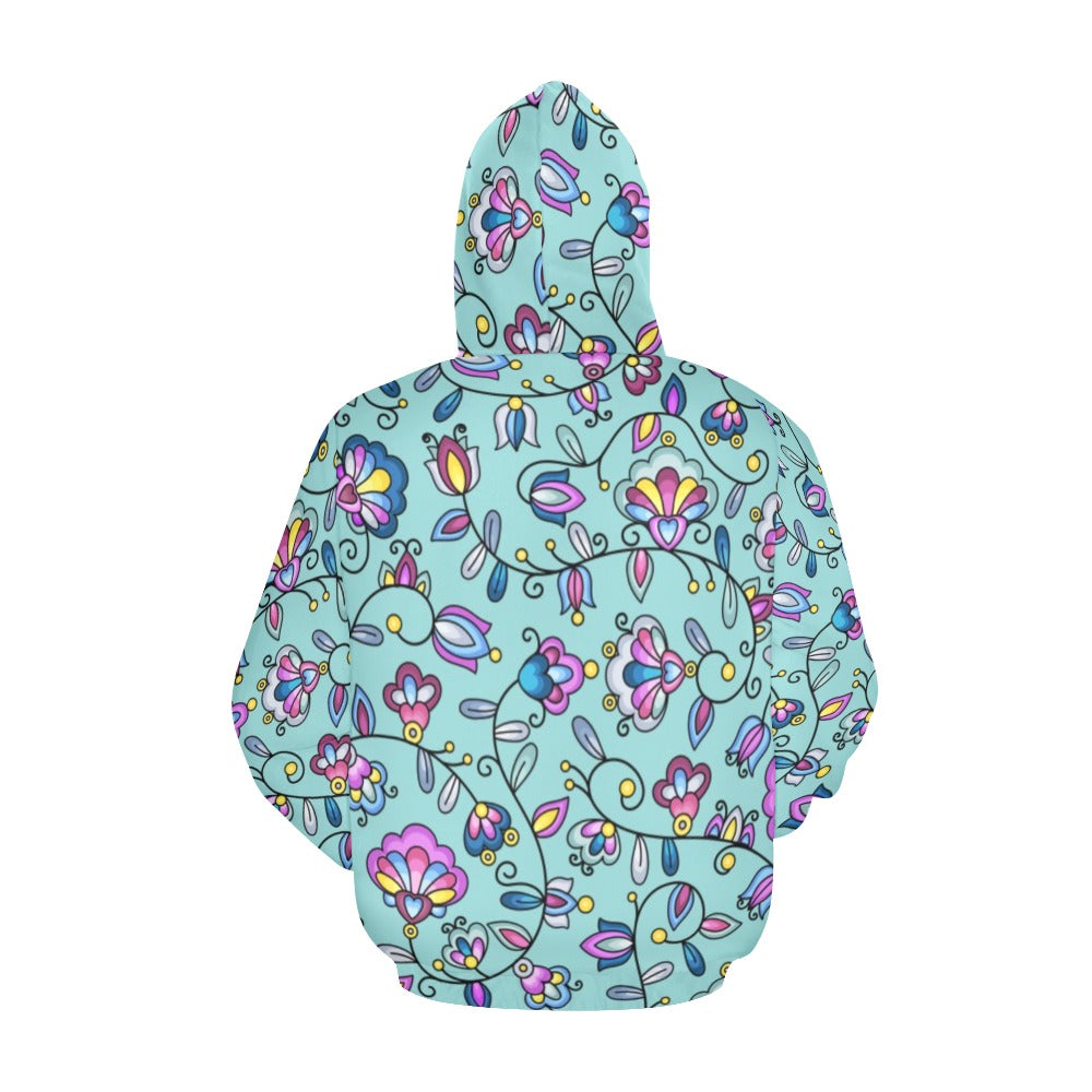 Autumn Bundle Blessing Turquoise Hoodie for Men