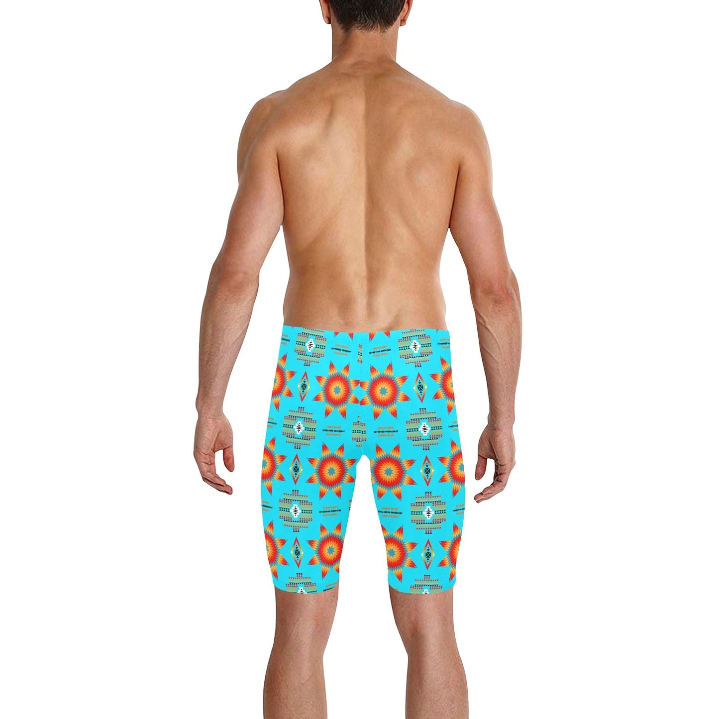 Rising Star Harvest Moon Men's Knee Length Swimming Trunks