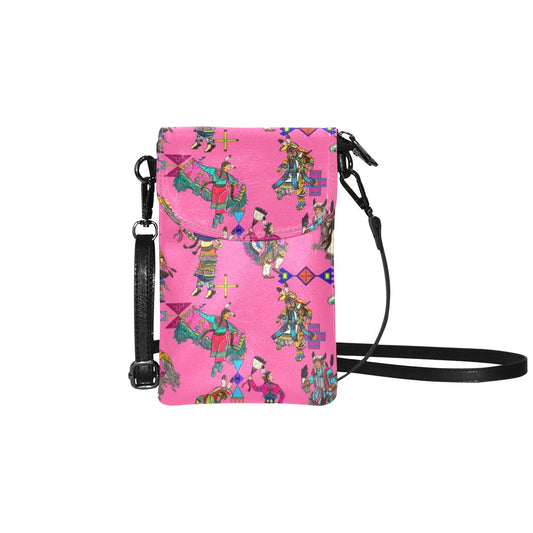 Grand Entry Dancer Pink Small Cell Phone Purse