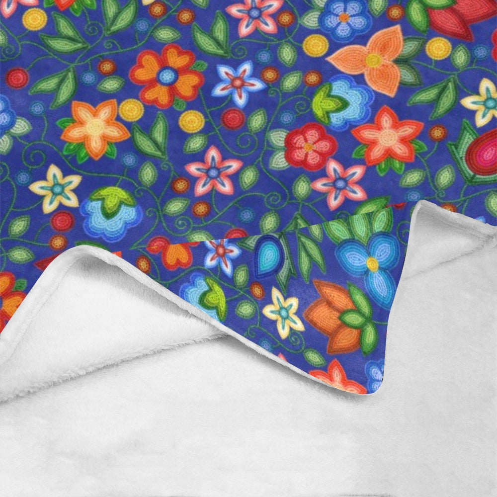 Morning Harmony Sapphire Large Micro Fleece Blanket