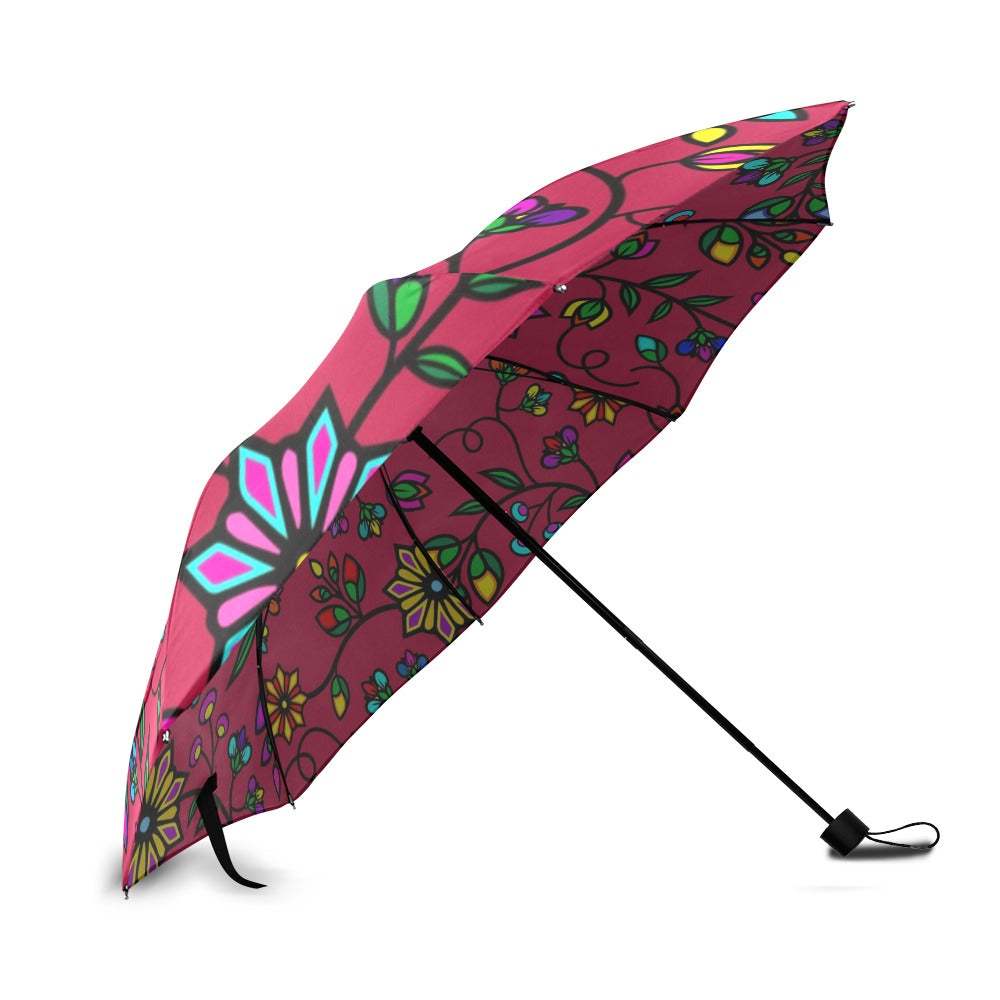 Prairie Paintbrush Passion Berry Foldable Umbrella