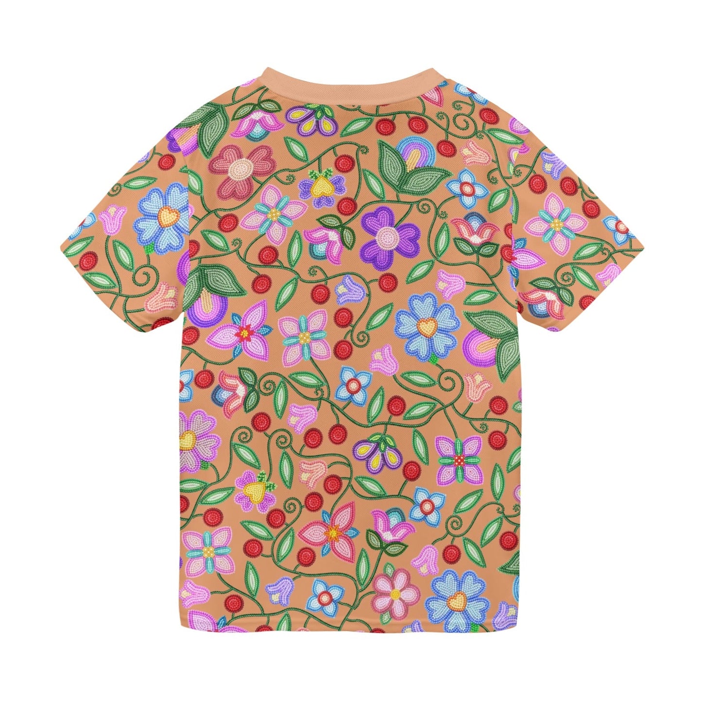 Petal Harmony Terracotta T-shirt for Men