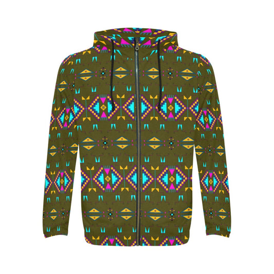Rite of Passage Olive Zip Hoodie