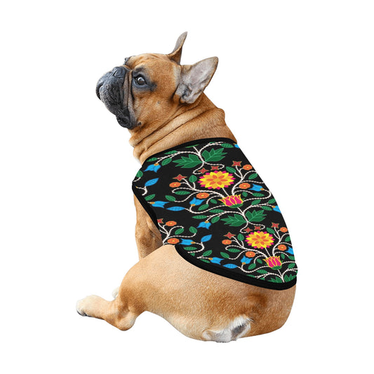 Floral Beadwork Pet Tank Top