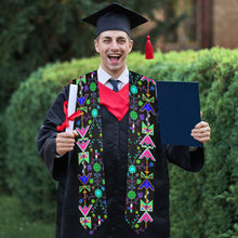 Load image into Gallery viewer, Itaopi Black Graduation Stole
