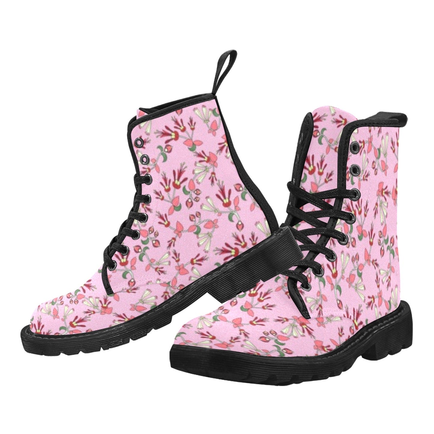 Strawberry Floral Boots for Men