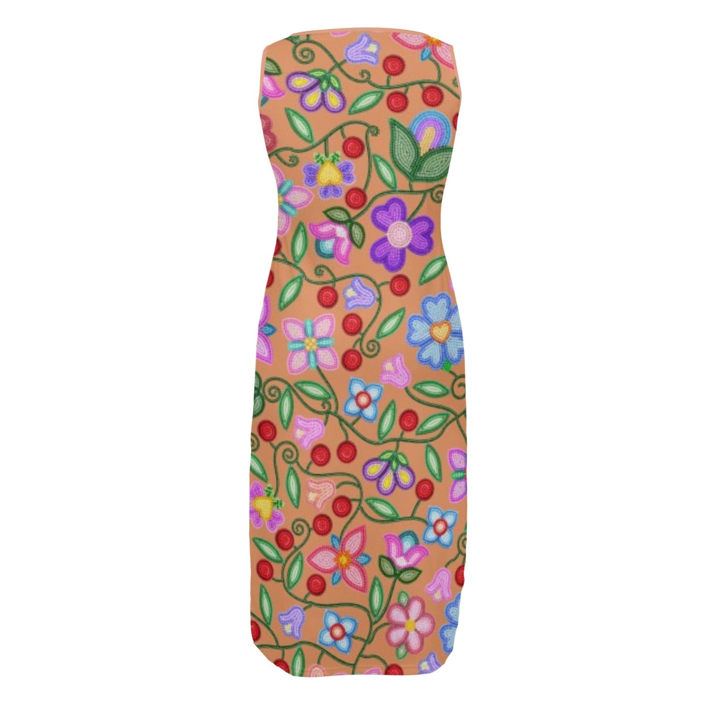 Petal Harmony Terracotta Phaedra Dress