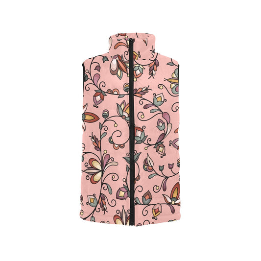 Burnt Sky Petals Peach Padded Vest