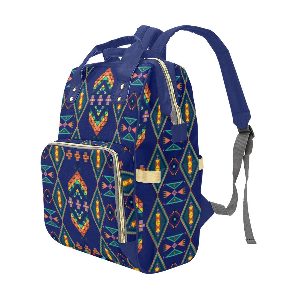 Travois Tipi Blue Multi-Function Diaper Backpack