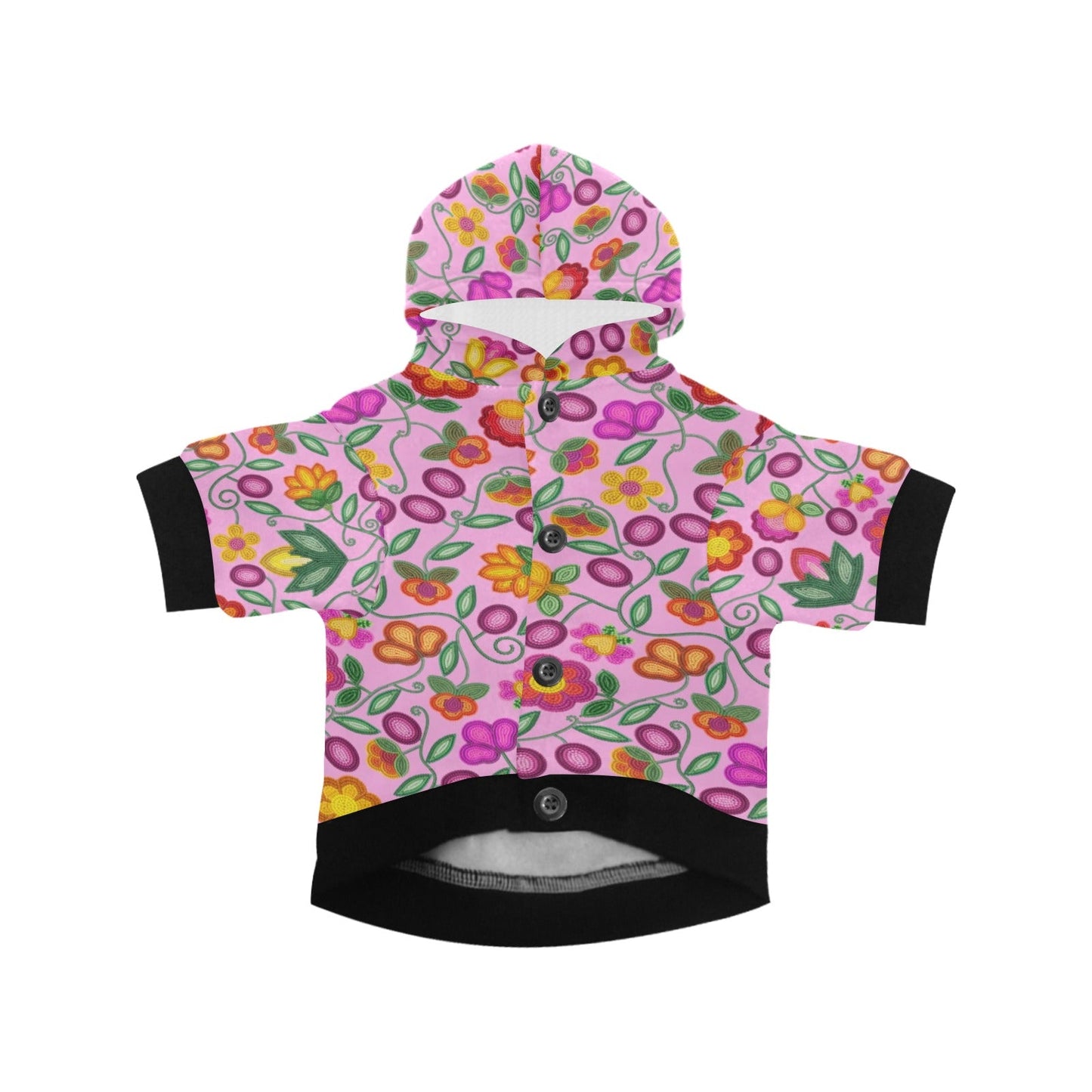 Boreal Bounty Pink Pet Hoodie
