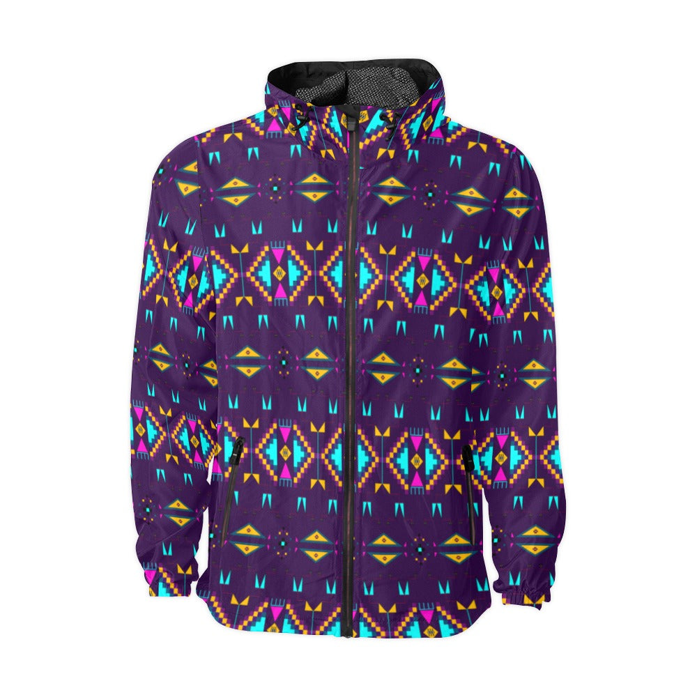Rite of Passage Dark Purple Men's Windbreaker