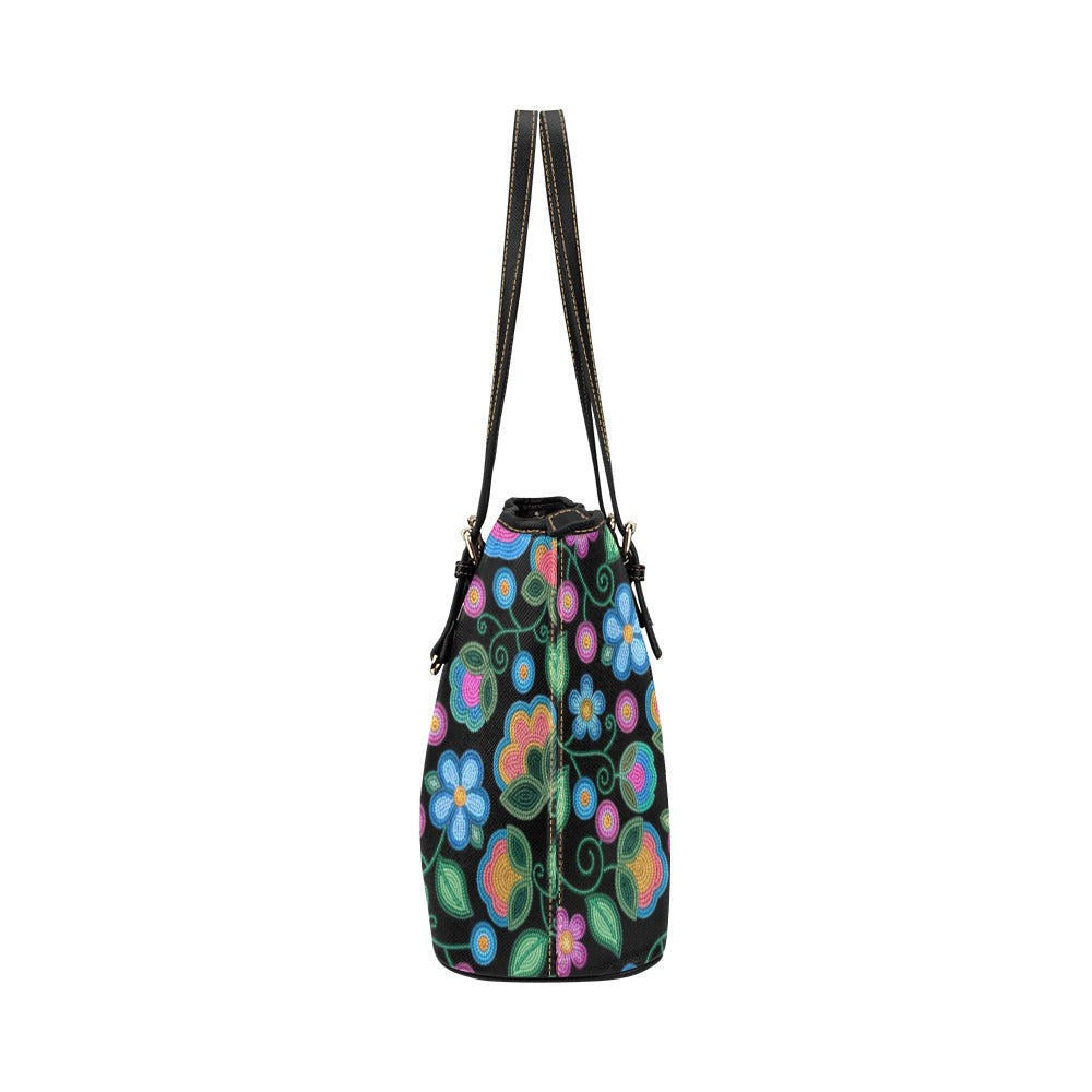 Turquoise Sunbeam Leather Tote