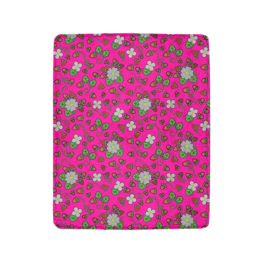 Strawberry Dreams Blush Ultra-Soft Micro Fleece Blanket 40"x50"