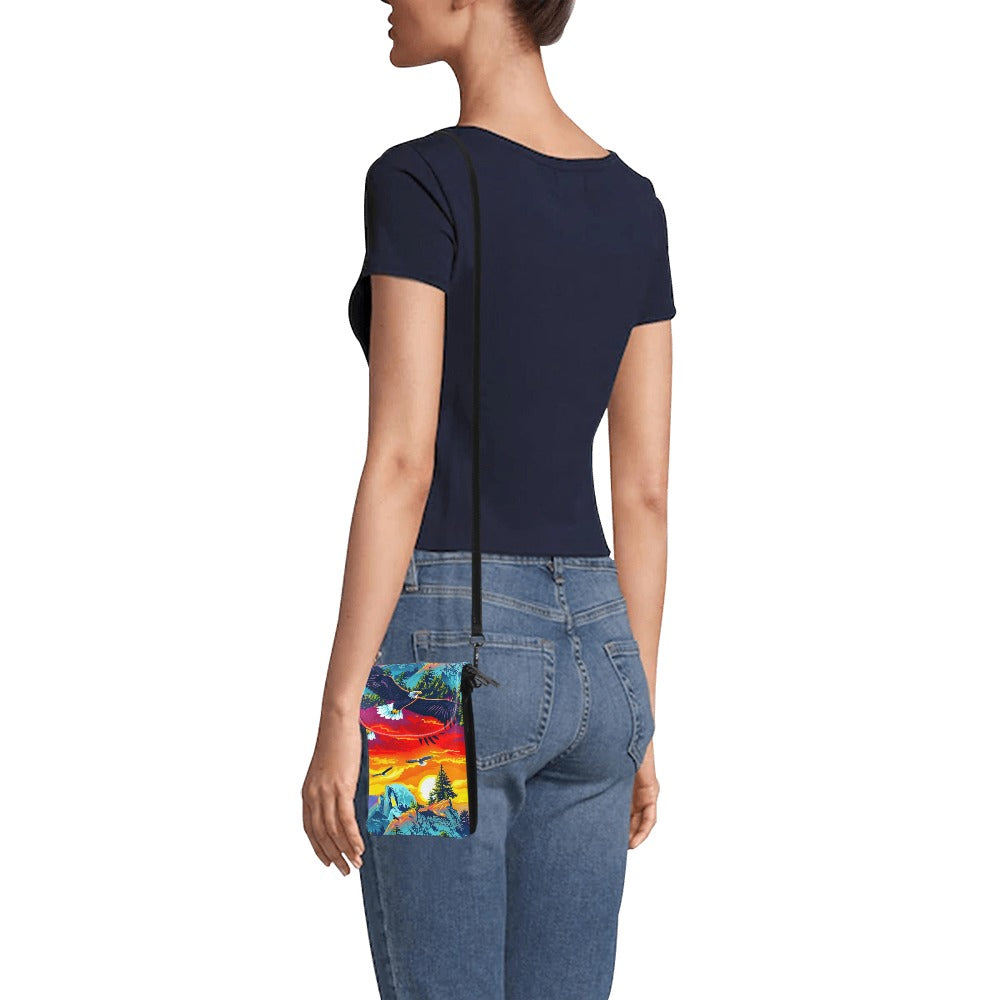 Cruising Eagles Small Cell Phone Purse