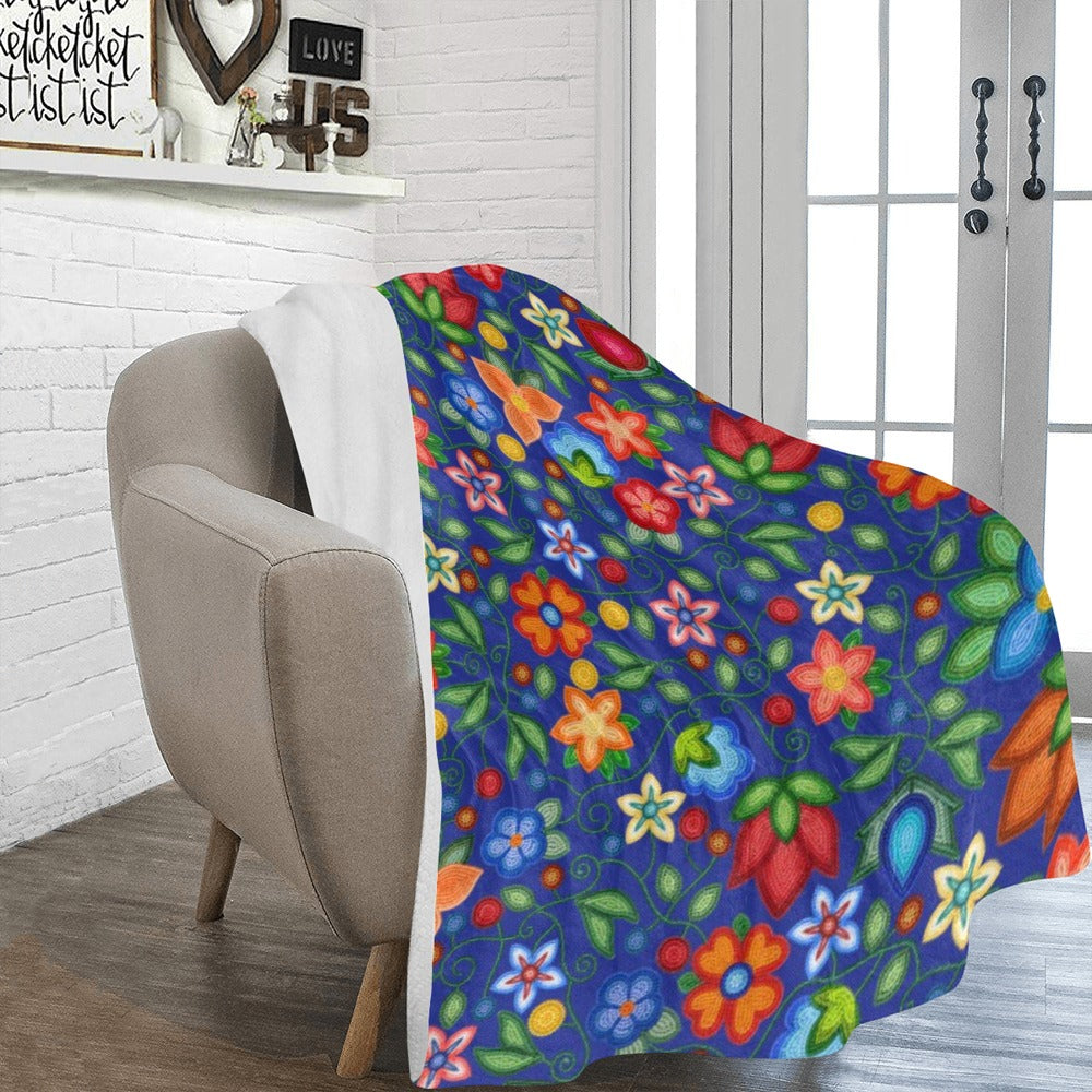 Morning Harmony Sapphire X-Large Micro Fleece Blanket