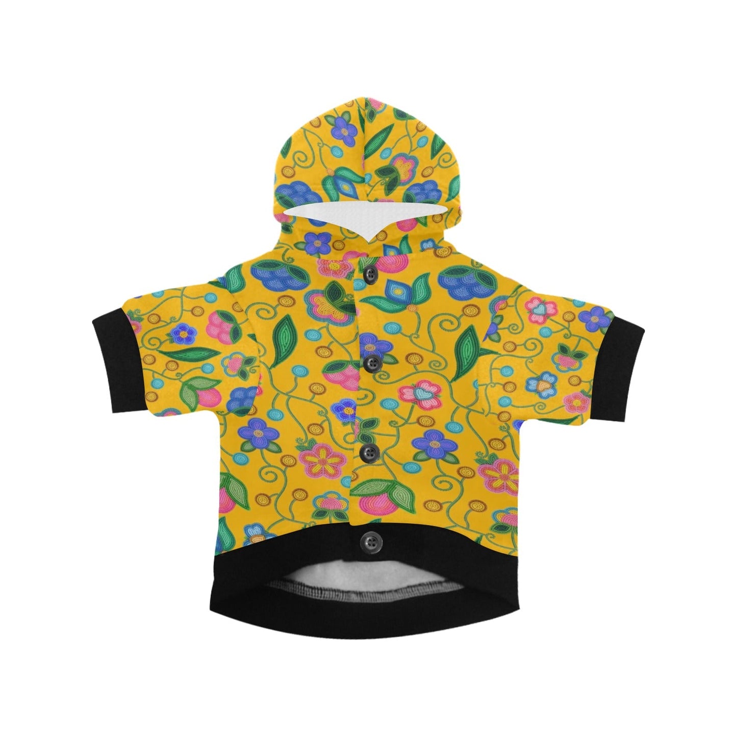 Skyberry Serenade Yellow Pet Hoodie