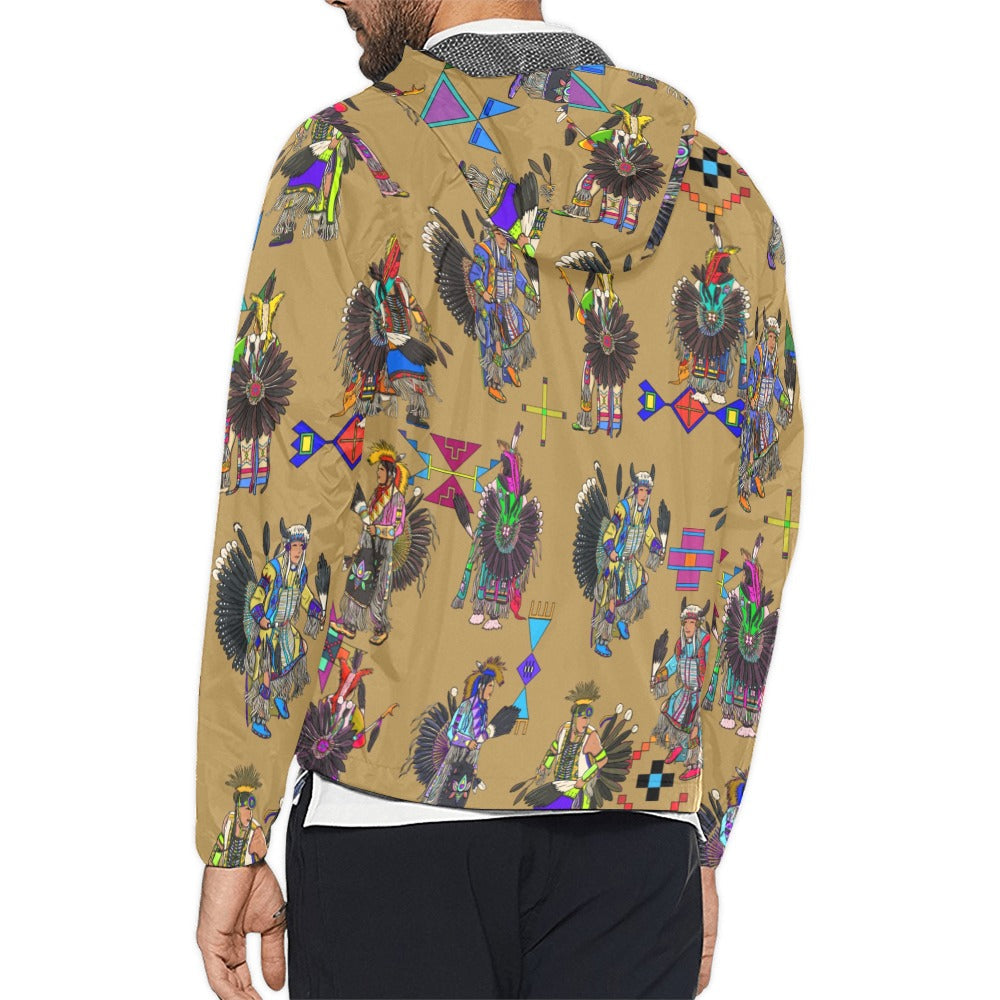 Men's Tradish Dancers Earth Men's Windbreaker