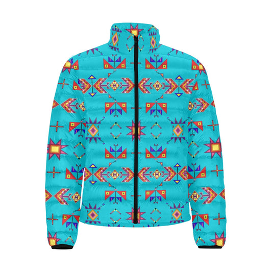 Scattered Generations Turquoise Padded Jacket
