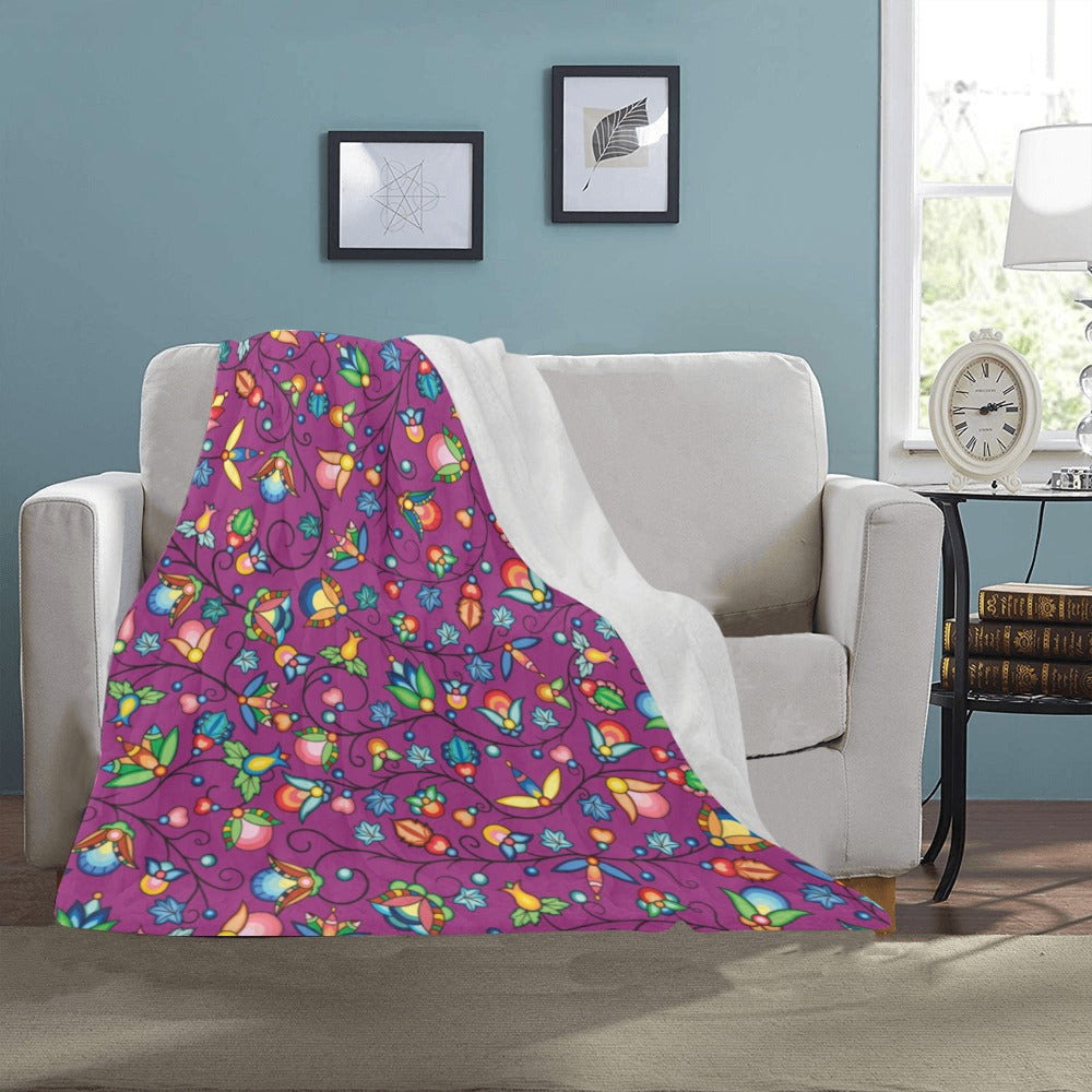 Prairie Plains Spirit Berry Soup Ultra-Soft Micro Fleece Blanket 40"x50"