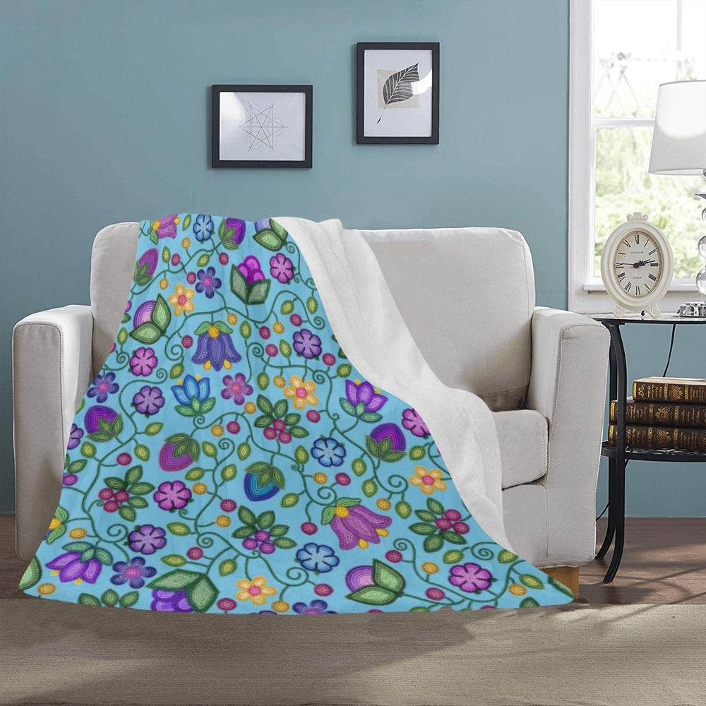 Bloom Uplift Sky Large Micro Fleece Blanket