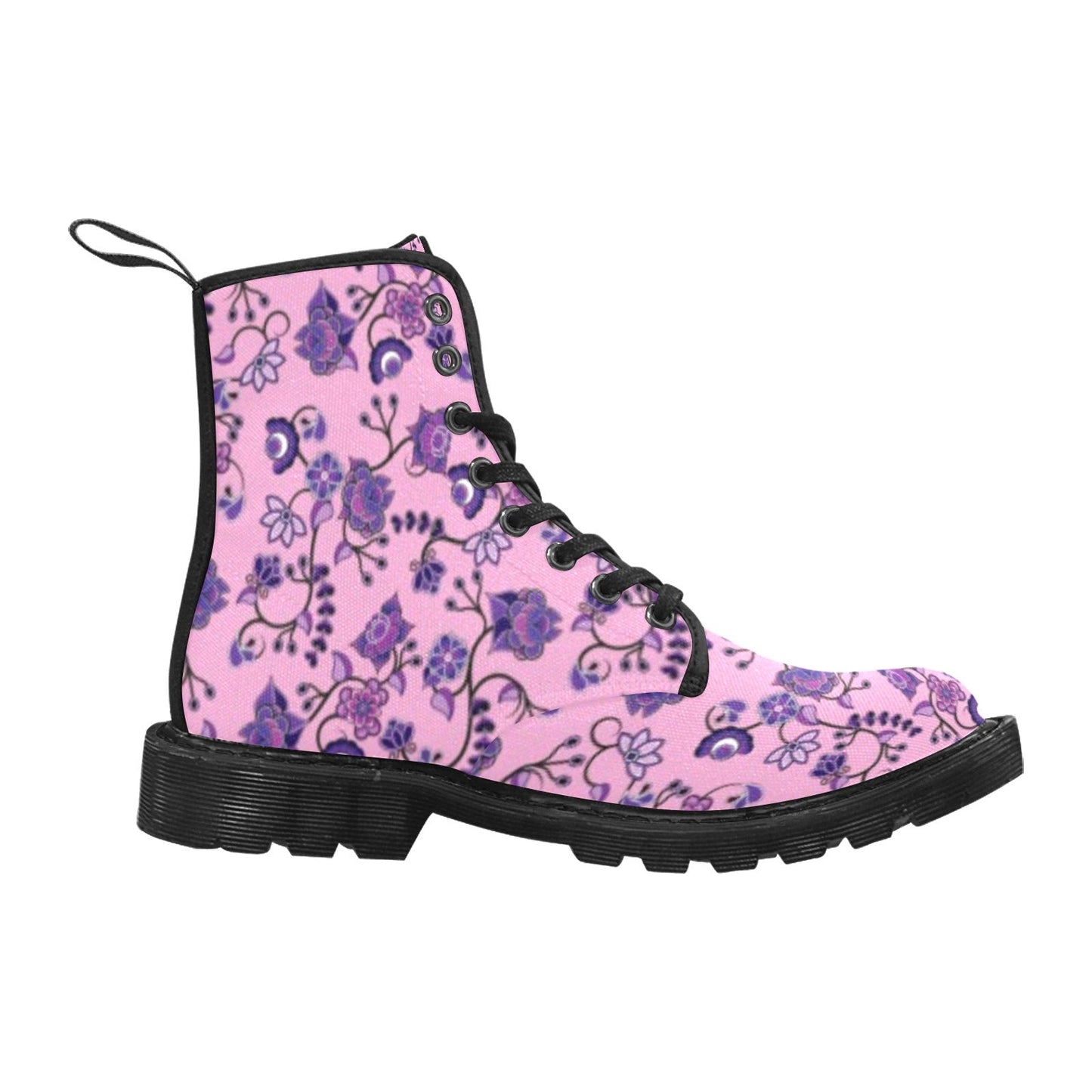 Purple Floral Amour Boots