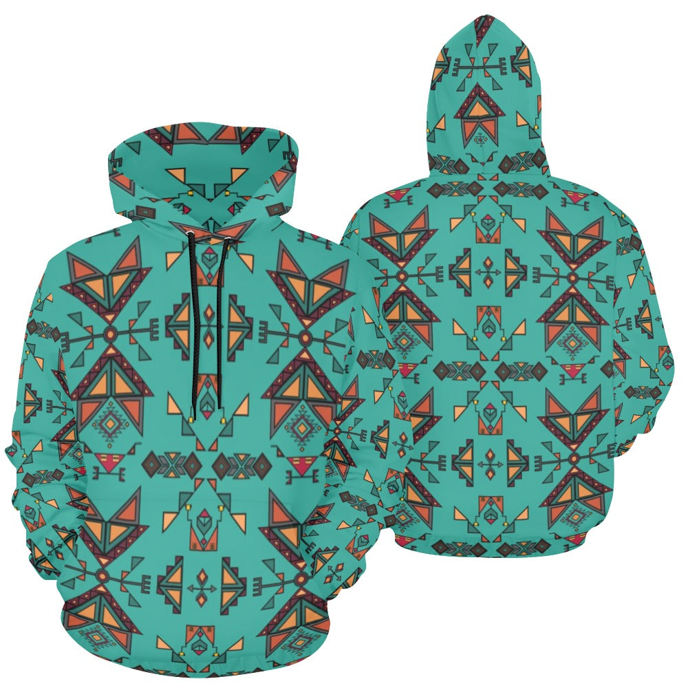Arrow Dawn Turquoise Hoodie for Women