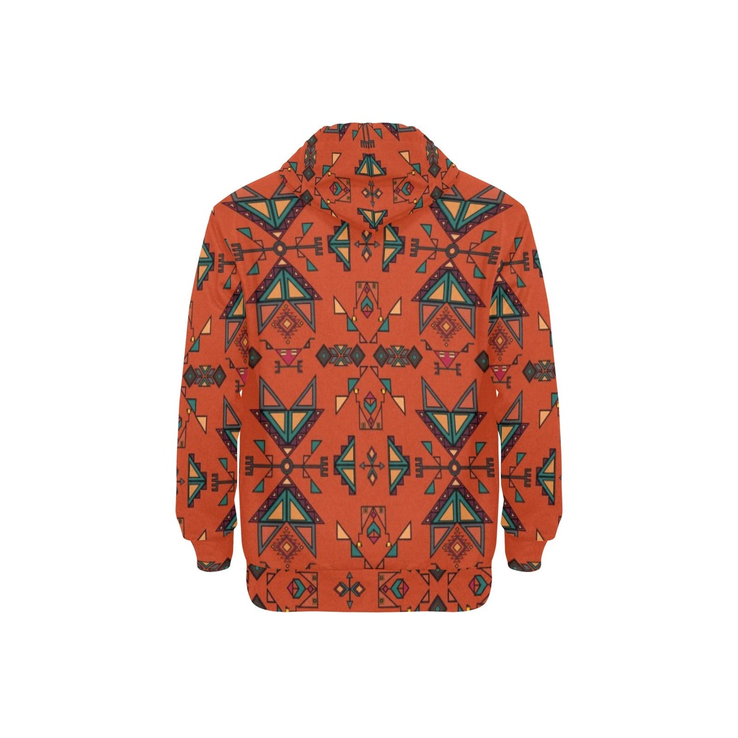 Arrow Dawn Orange Fleece Hoodie