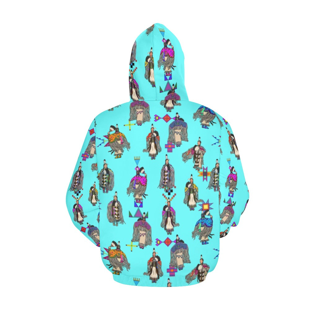 Women's Tradish Dancers Turquoise Hoodie for Women